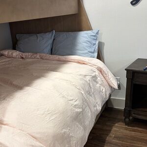 Pottery Barn Kids Pale Pink Super Soft Organic Duvet Cover Twin and PB Insert